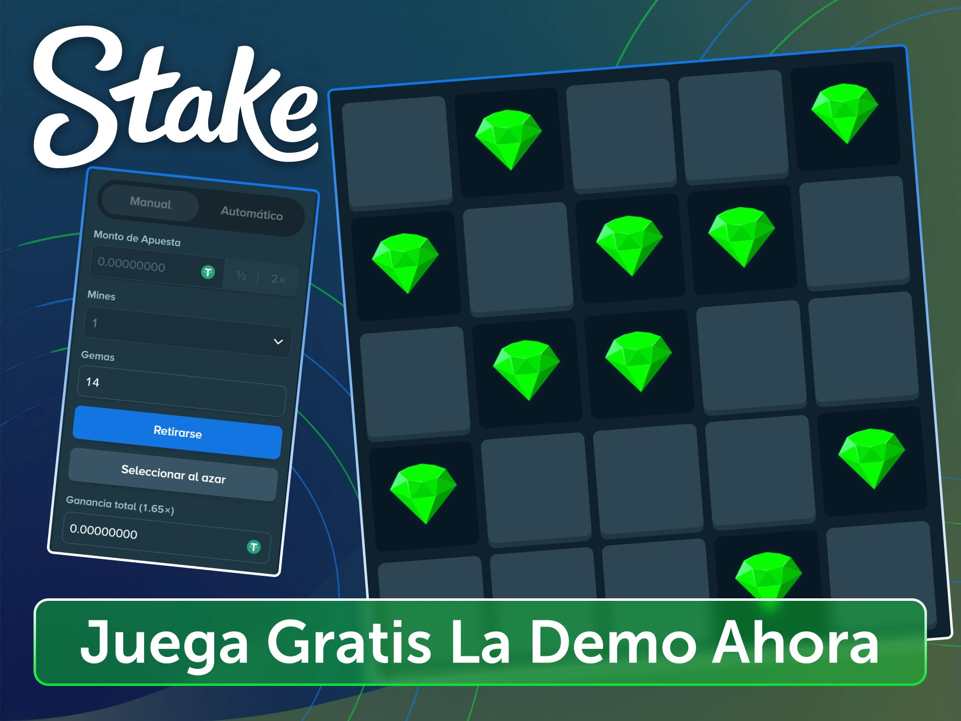 Prueba el juego Mines con la versión demo gratuita en el sitio oficial de Stake Argentina.