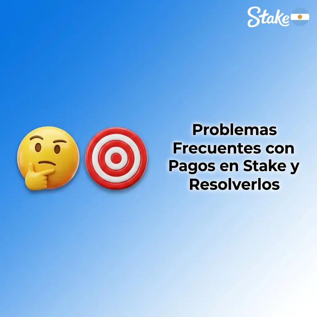 Problemas frecuentes con pagos en Stake: depósitos, retiros rechazados y métodos no disponibles en Argentina.